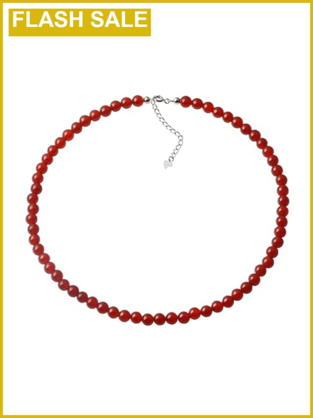 925 Sterling Silver Agate Beaded Choker Necklace Handmade Natural